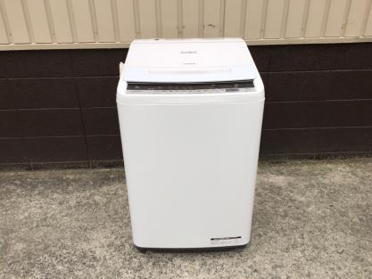 美品 HITACHI 日立 ビートウォッシュ BW-V80C 簡易乾燥機能付洗濯機 ...