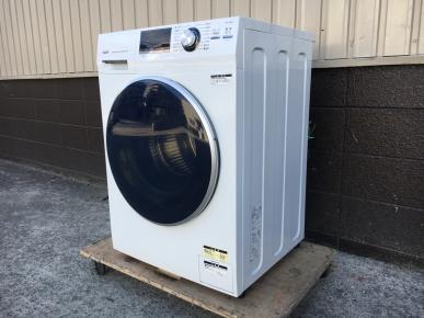 美品 AQUA Hot Water Washing AQW-FV800E ドラム式洗濯機 2018年製 左 