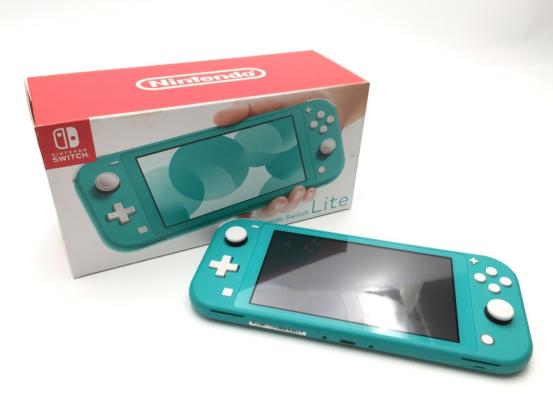 極美品】スイッチライト ターコイズ-