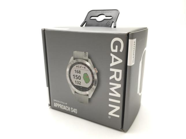 新品未開封♪GARMIN APPROACH S40 GPSゴルフウォッチ GPSゴルフナビ