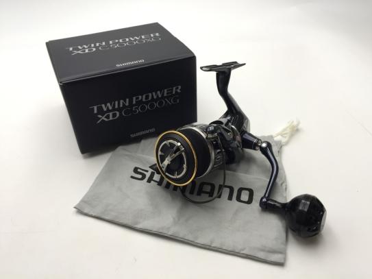 美品 Shimano シマノ 17 ツインパワー Xd C5000xg 17年モデル リール スピニングリール 釣り具 フィッシング 出張 宅配 店頭買取 全国対応 高価買取タカガイ