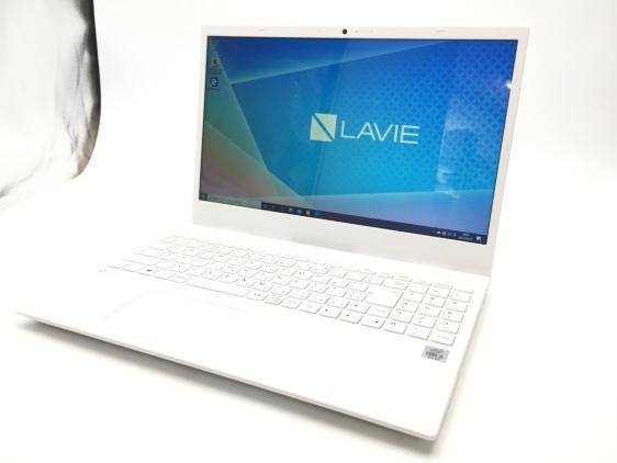 美品 NEC LAVIE N15 PC-N1555AAW-J ノートパソコン PC 15.6インチ Win10 i5-10210U 1.60GHz 8GB SSD512GB パールホワイト