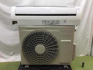 美品 HITACHI 日立 白くまくん ルームエアコン おもに６畳用 冷房 ～9畳まで 2.2kw 内部乾燥 除湿 新冷媒R32  RAS-D22E(W) 2015年製 | 出張・宅配・店頭買取【全国対応】 高価買取タカガイ