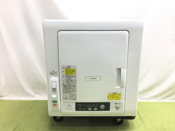 美品 HITACHI 日立 衣類乾燥機 DE-N60WV 容量6kg 電気乾燥方式 毛布 ...