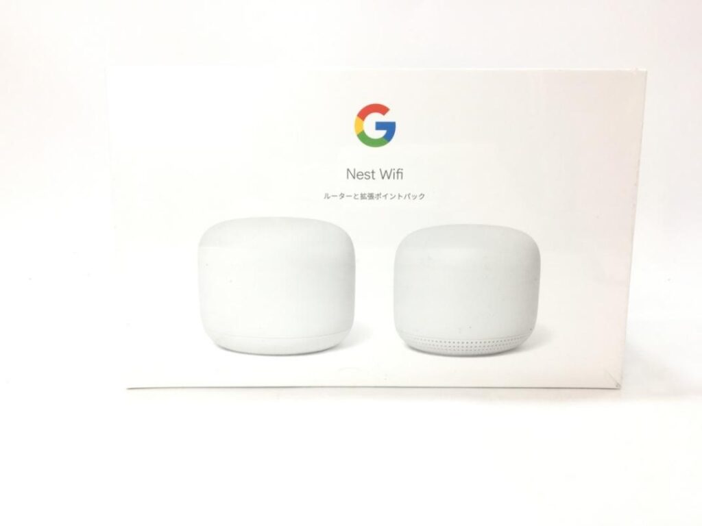 新品未開封 Google Nest Wifi ルーター 拡張ポイントバック(Snow ...