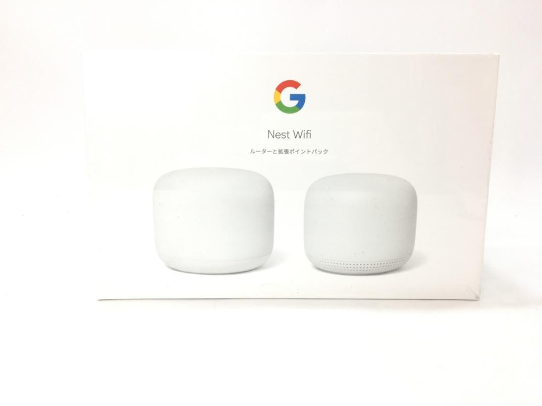新品未開封 Google Nest Wifi ルーター 拡張ポイントバック(Snow