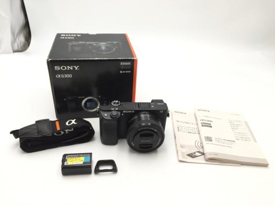 25,900円SONY　α6300　ILCE-6300L　美品　　　パワーズームレンズキット