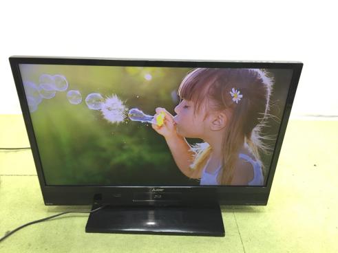 32型テレビ/内蔵HDD500GB/ブルーレイ内蔵/三菱REAL - テレビ