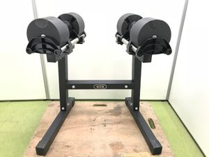 NUO FLEXBELL フレックスベル 32KG ペア 2kg刻み アジャスタブルダンベル 可変式ダンベル NUO DUMBBELL STAND  専用スタンド付を買取らせていただきました | 出張・宅配・店頭買取【全国対応】 高価買取タカガイ