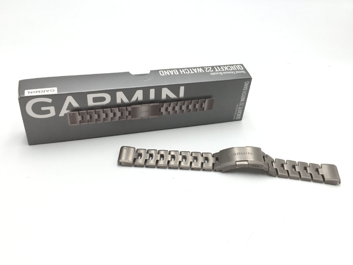 GARMIN純正 22mm QuickFit チタンバンド ガーミン 純正チタンベルトGarmin QuickFit F6 22mm - メルカリ