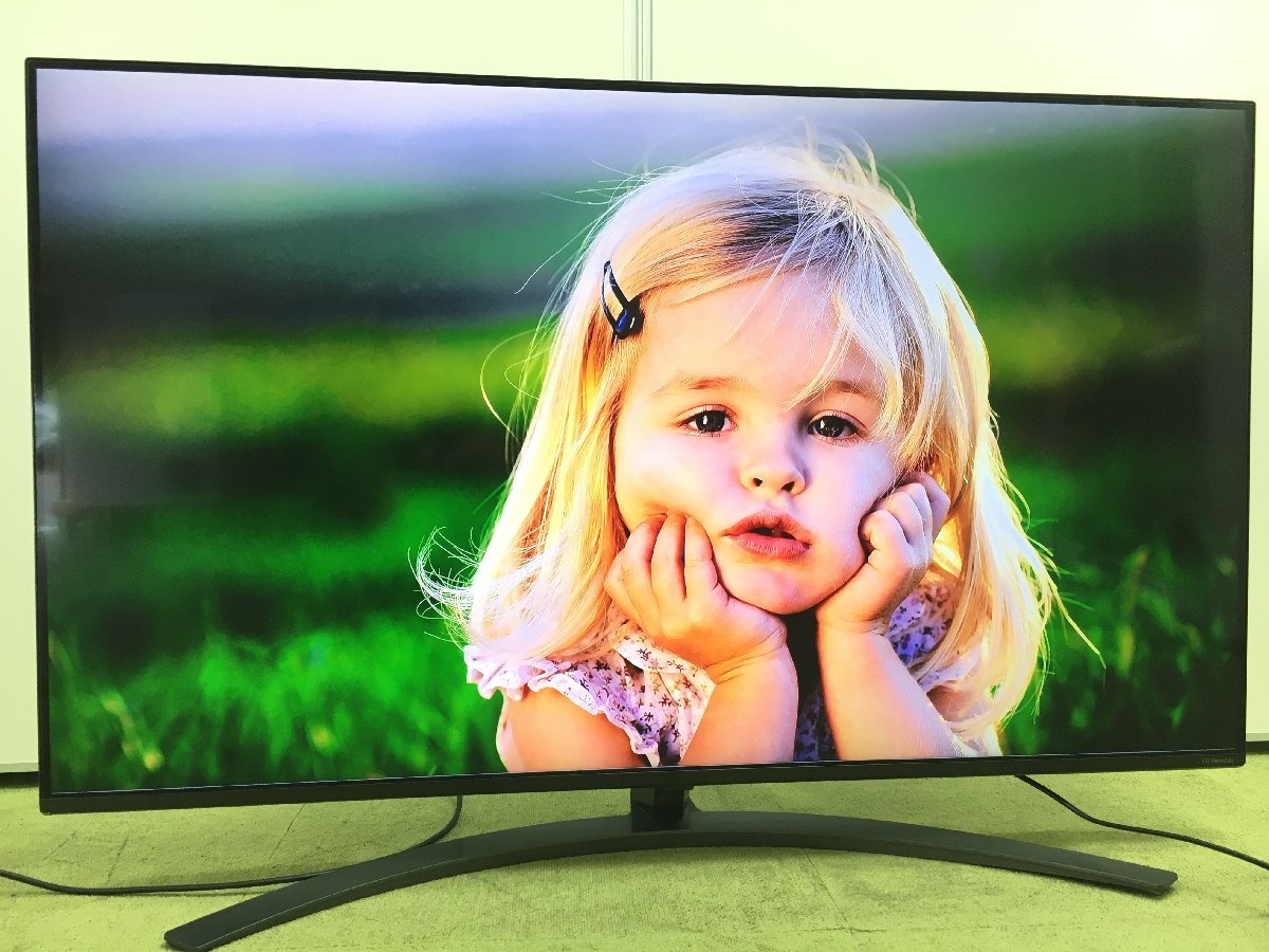 美品☆LG 4K液晶テレビ 49型 49NANO86JNA 2020年製 をお買取りさせて 