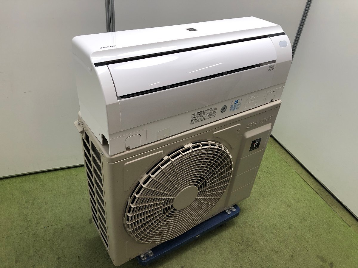 美品♪シャープ SHARP エアコン おもに18畳用 15畳～23畳 5.6kW プラズマクラスター25000 光センサー AY-R56F2-W 2023年製 買取実績