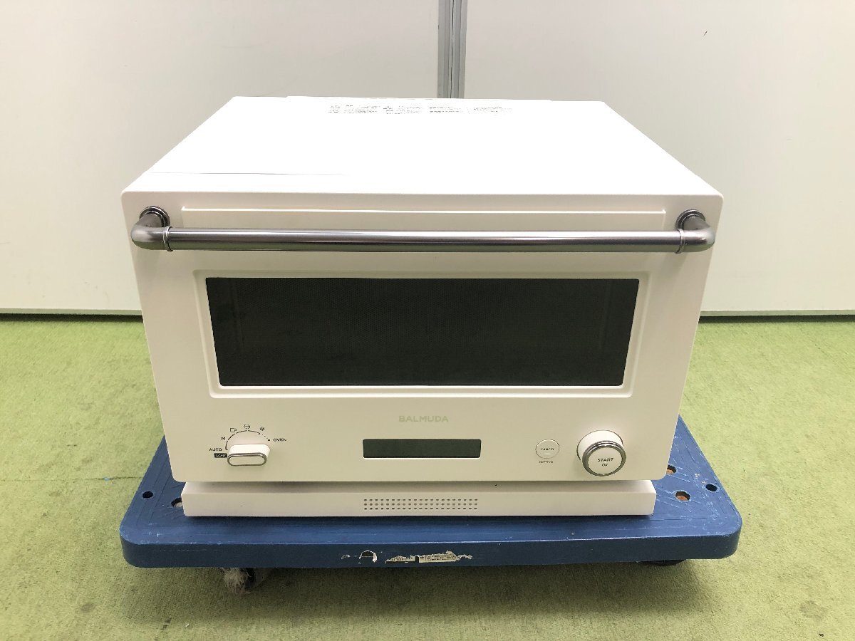 バルミューダ BALMUDA The Range オーブンレンジ 庫内フラット 最大800W 縦開き K09A-WH 2023年製 買取実績　買取価格