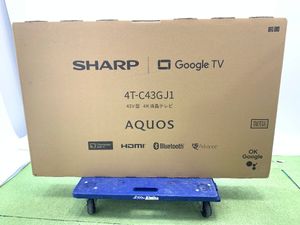 新品未開封 SHARP シャープ AQUOS アクオス 4K液晶テレビ 43型 43 