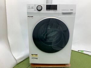 美品 AQUA アクア Hot Water Washing ドラム式洗濯機 洗濯8kg 左開き 
